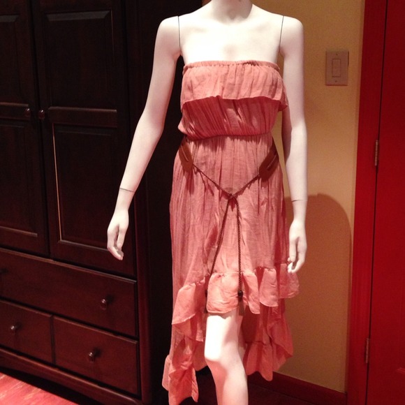 Dresses & Skirts - High low nude color dress