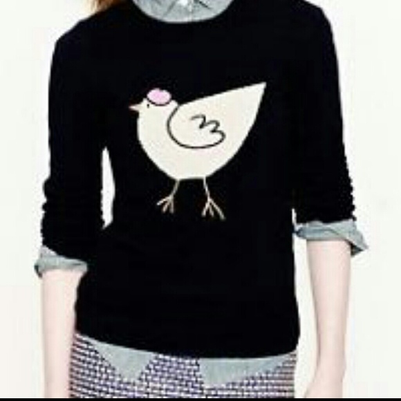 Will BUY J . CREW french hen sweater in navy