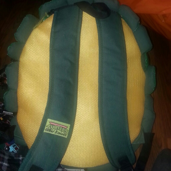 Mutual ninja turtles shell with hoodie backpack