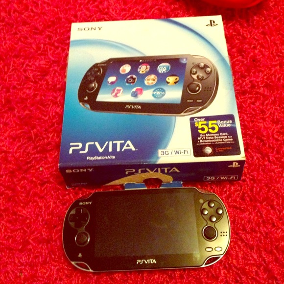 Psvita with original box.