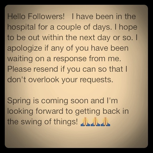 🌹I should be back soon!💃⭐️🌺