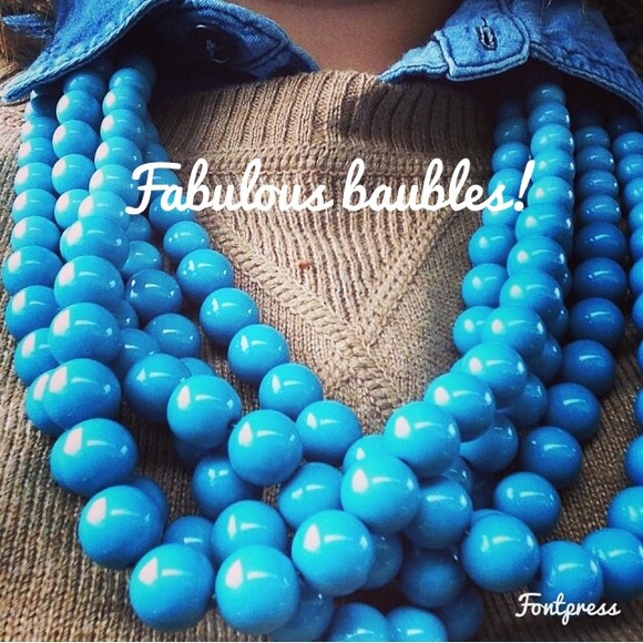 💢SOLD💢Turquoise Multi Strand Necklace