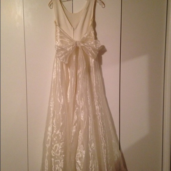Off white prom dress