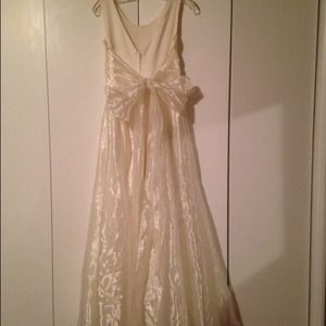 Off white prom dress
