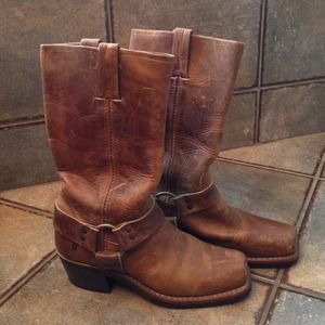 Frye harness boot