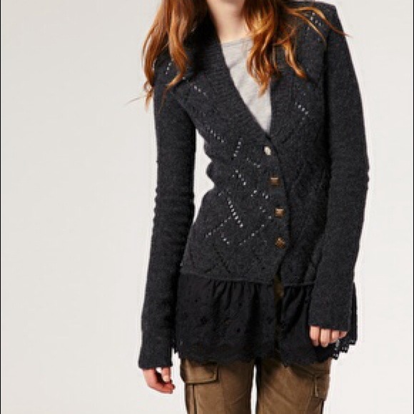 ❤️SOLD❤️ Free People Lace Dreams Cardigan XS