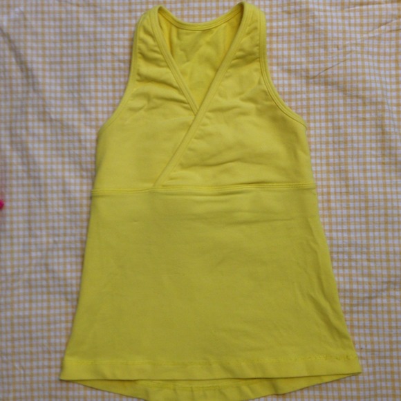 Lululemon Racerback Tank - Yellow