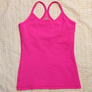 Lululemon Y Tank - Hot Pink