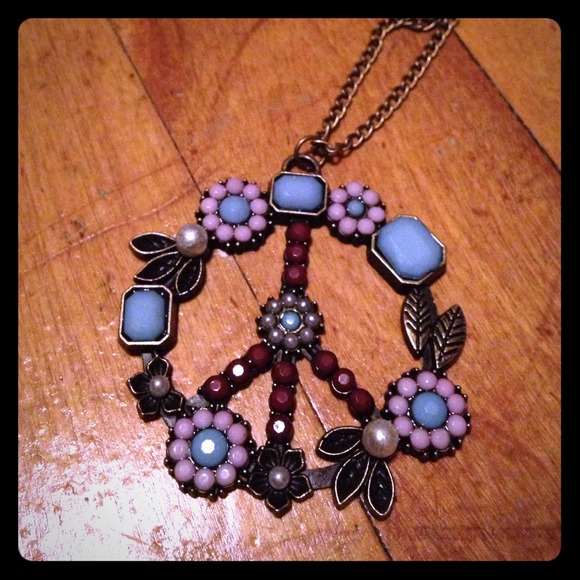 Peace Sign Necklace