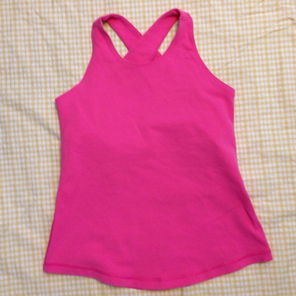 Lululemon Criss Cross Tank - Hot Pink