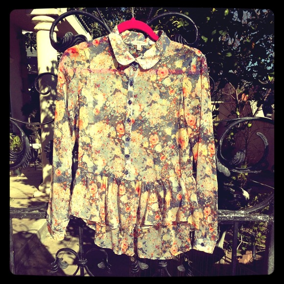 Super pretty sheer blouse