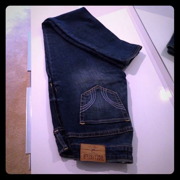 Hollister jeans (hemmed) - Picture 1 of 4