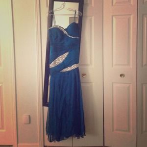 Blue dress