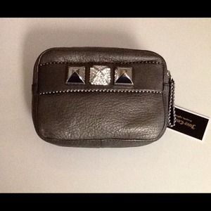 Juicy Couture Gray & Silver Bling Bella Clutch