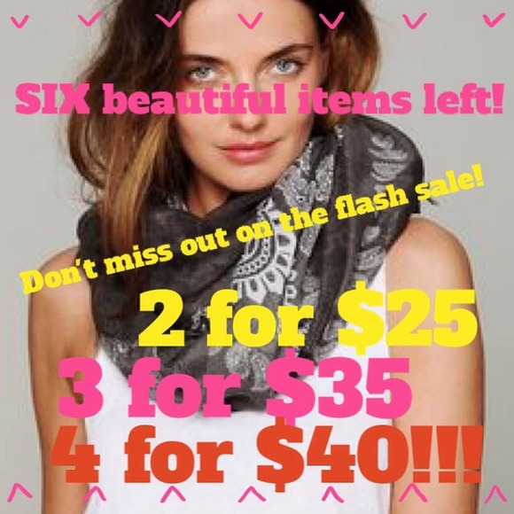 FLASH SALE! 4 for $40!!! 3 for $35!!! 2 for $25!!!