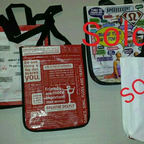 Lululemon reusable totes