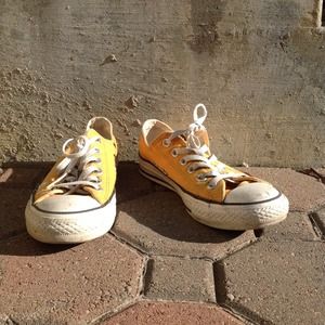 Orange Converse