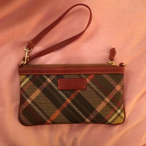 Dooney & Bourke Plaid Wristlet