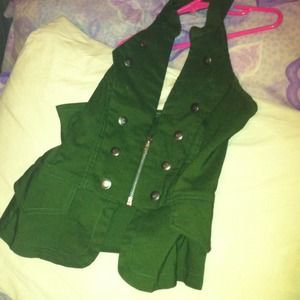 Cute dark Green Party shirt ..
