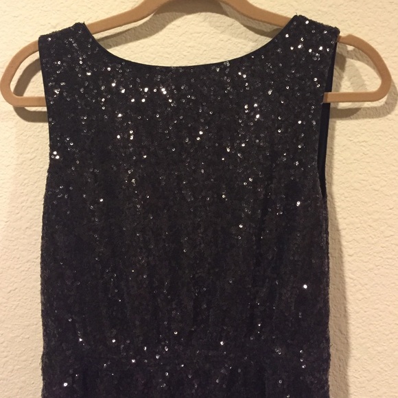 Like new Madewell all black sequin dress! Size 2 - Picture 3 of 4
