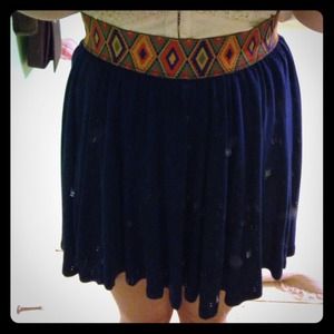💟reduced💟Cute blue high waisted skirt