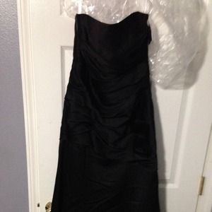 Black bridesmaid dress