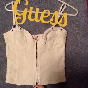 🎉🎉Host Pick x2! NWOT Guess corset top 🎉🎉