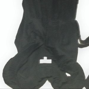 Black mid length dress