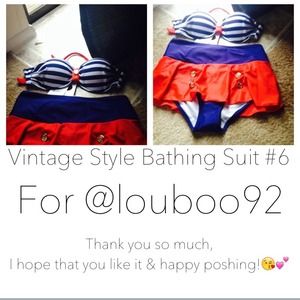 Vintage Style Bathing Suit #6 For @louboo92💕