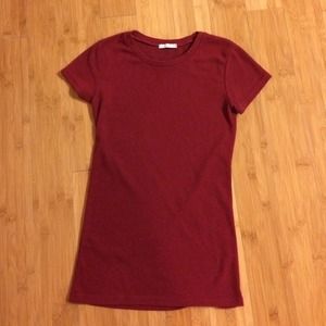 Maroon Fleece Top