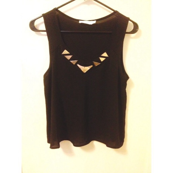 Black with gold top