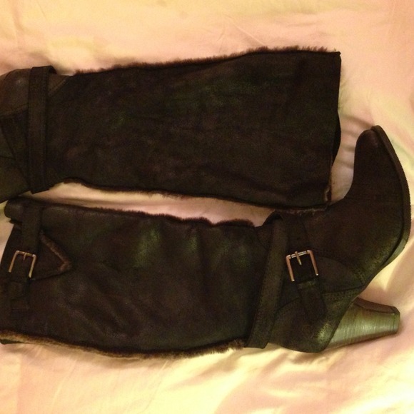 BRONX Lamb and Sheepskin inside Cowboy boot - Picture 3 of 3