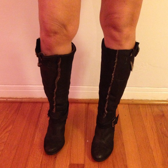 BRONX Lamb and Sheepskin inside Cowboy boot - Picture 2 of 3