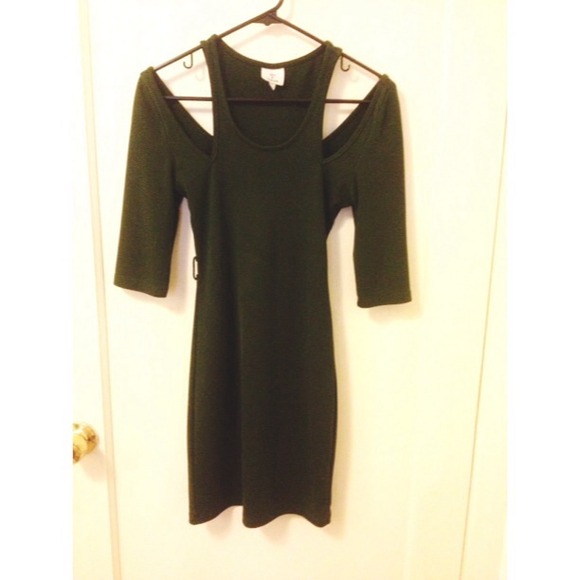 Olive green dress