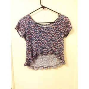 Printed crop top