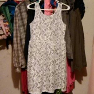 White lacey dress