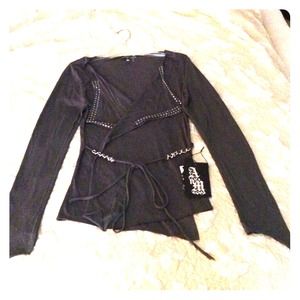 Gray Crossbody shirt