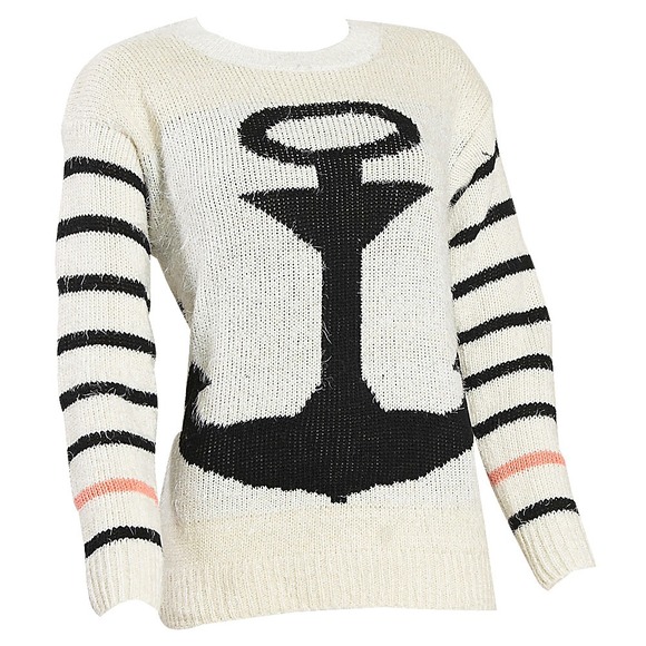 Women's Anchor Printed Knitwear Sweater