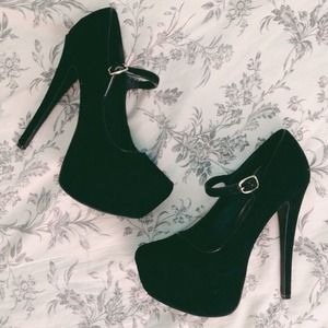 Shoemint Black Mary Janes Size 8