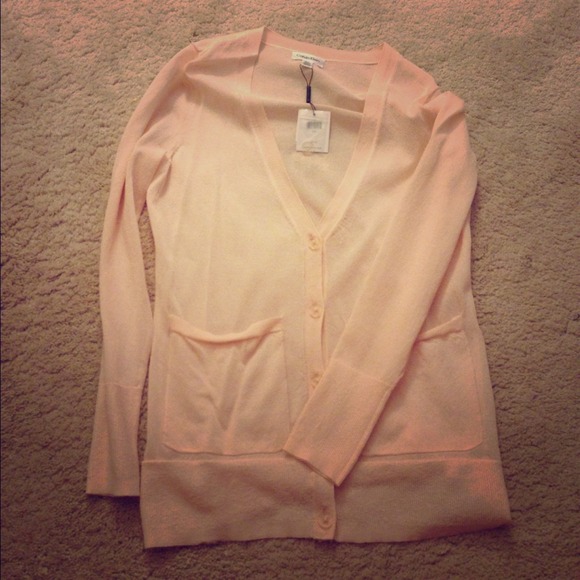 Calvin Klein rose pink cardigan size small