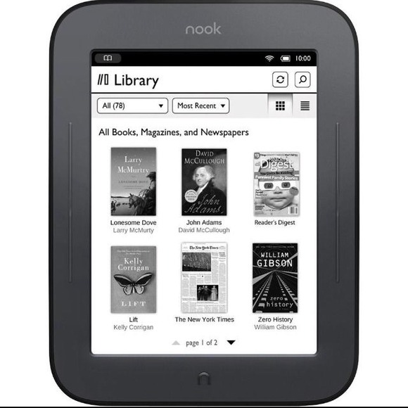 Nook Simple Touch e-reader