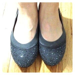 Bundle : Sparkle studded grey shoes and gap denim