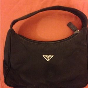Authentic Prada microfiber small purse