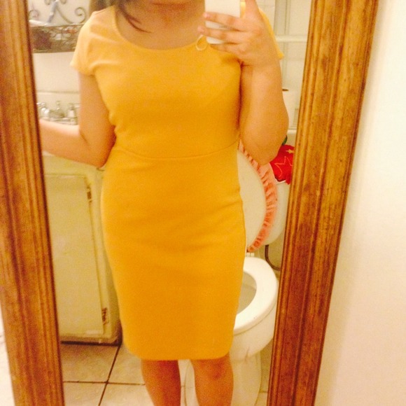 Mustard Dress