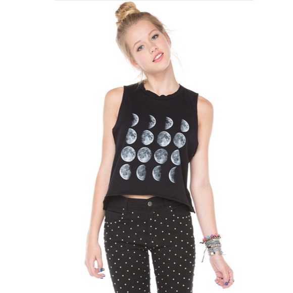 Brandy Melville Tops - Brandy Melville Moon Phase Tank