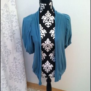 Light blue bubble cardigan