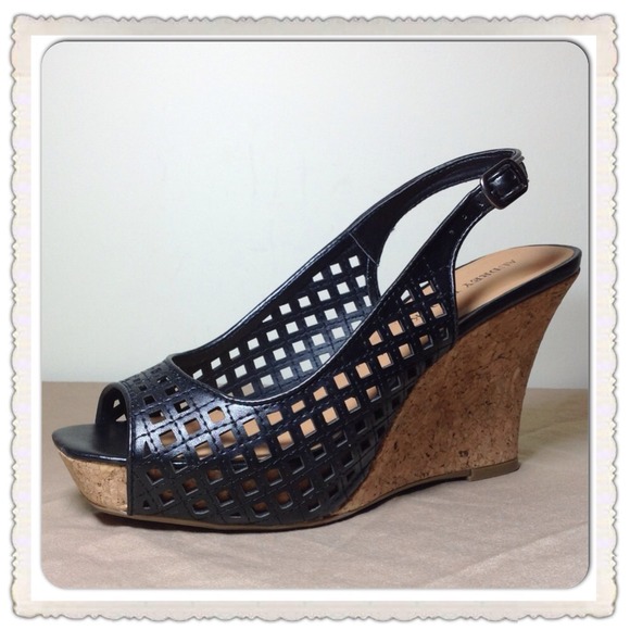 Audrey Brooke Black Wedge