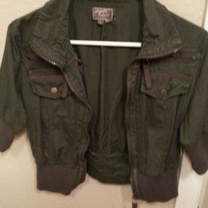 Olive green jacket