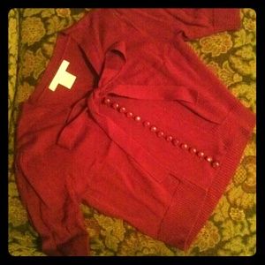 Cute as a button red little top