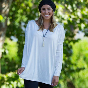Piko Brand Tunic : Off White